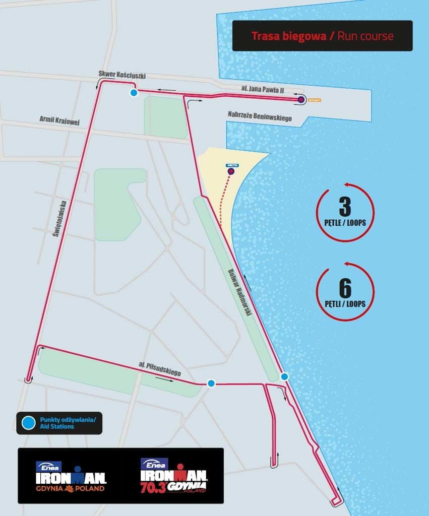 Run Coure map IM 703 Gdynia