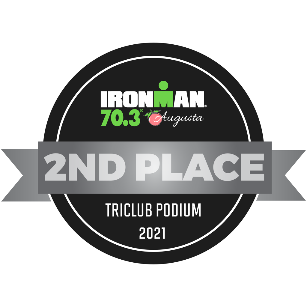 IRONMAN 70.3 Augusta - TriClub Podium Award 2nd