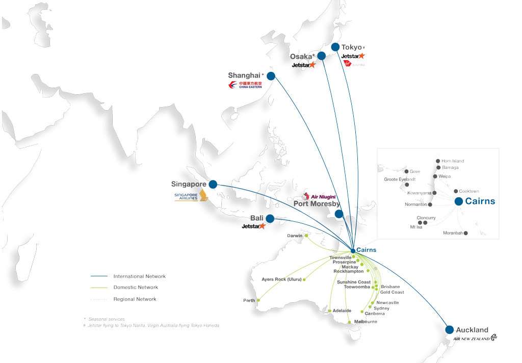 Cairns airport map