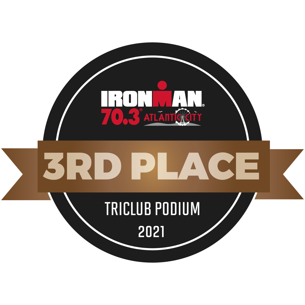 IRONMAN 70.3 Atlantic City - TriClub Podium Award 3rd