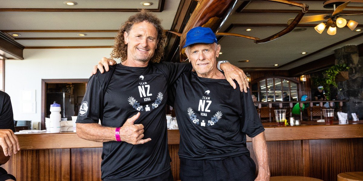 The father son duo of Warren and Paul Hill will line up in Kona for the 2022 VinFast IRONMAN World Championship - Photo Korupt Vision