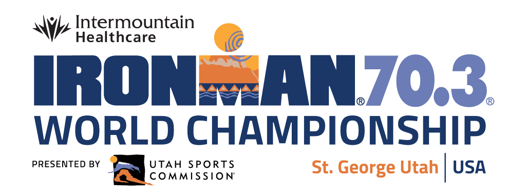 2021 IRONMAN 70.3 World Championship St. George Utah race logo
