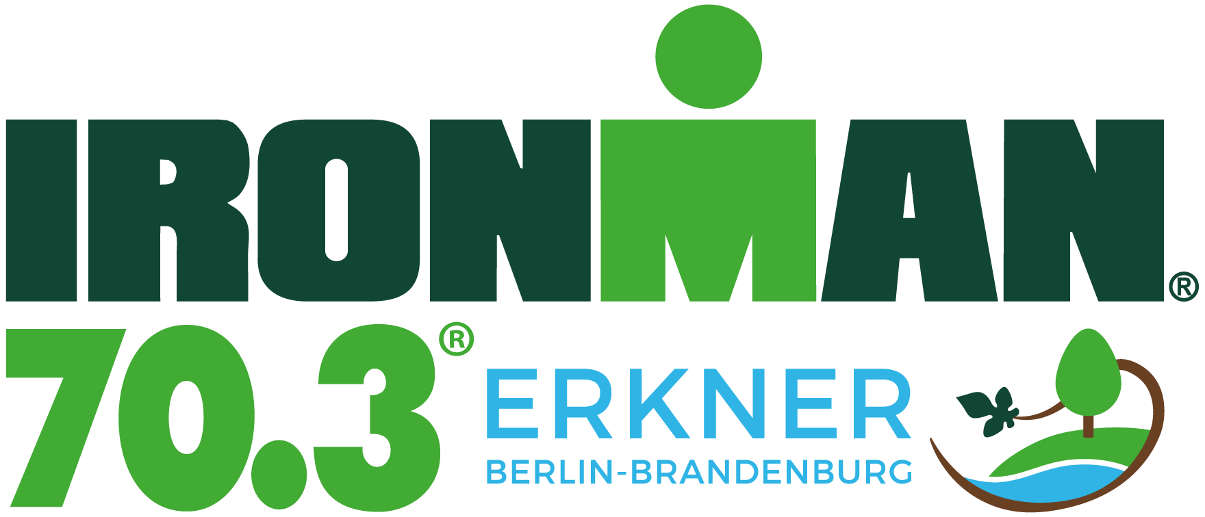 official IRONMAN 70.3 Erkner Berlin-Brandenburg race logo