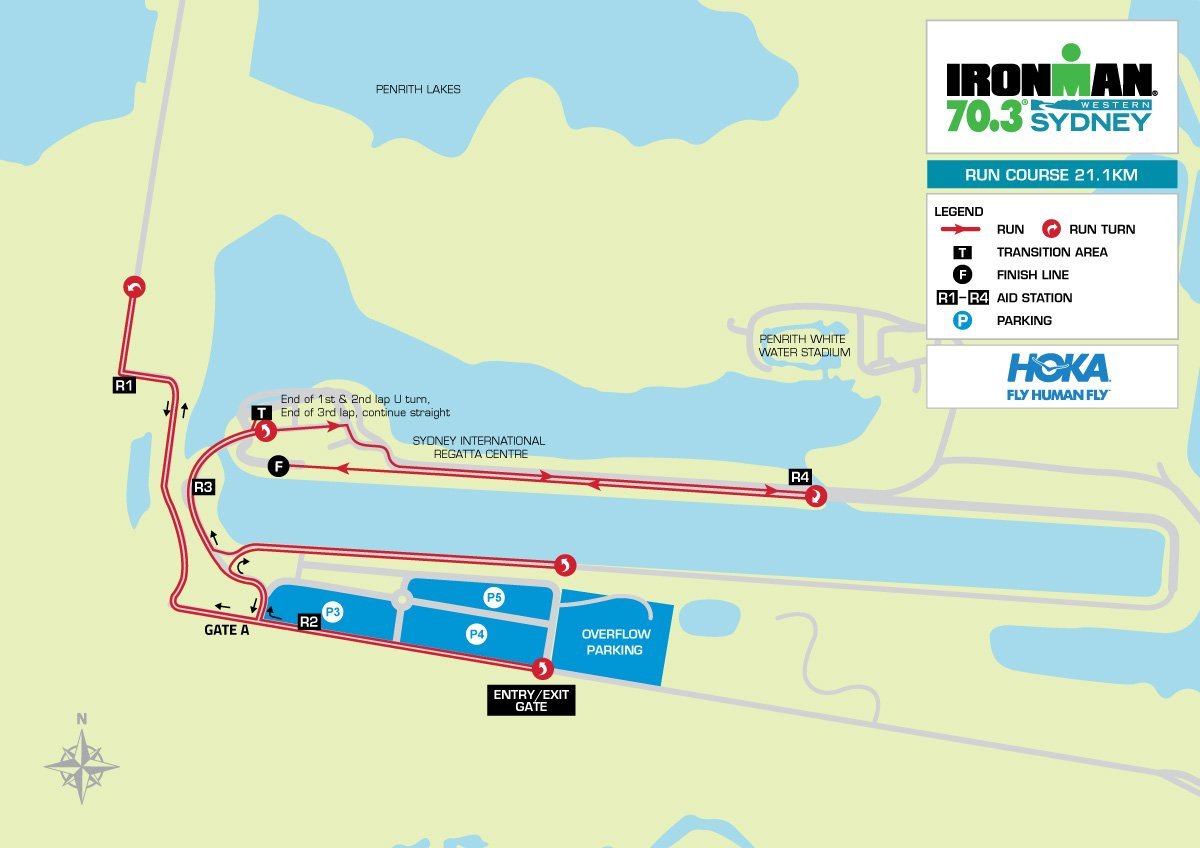 Run course map IM703 Western Sydney
