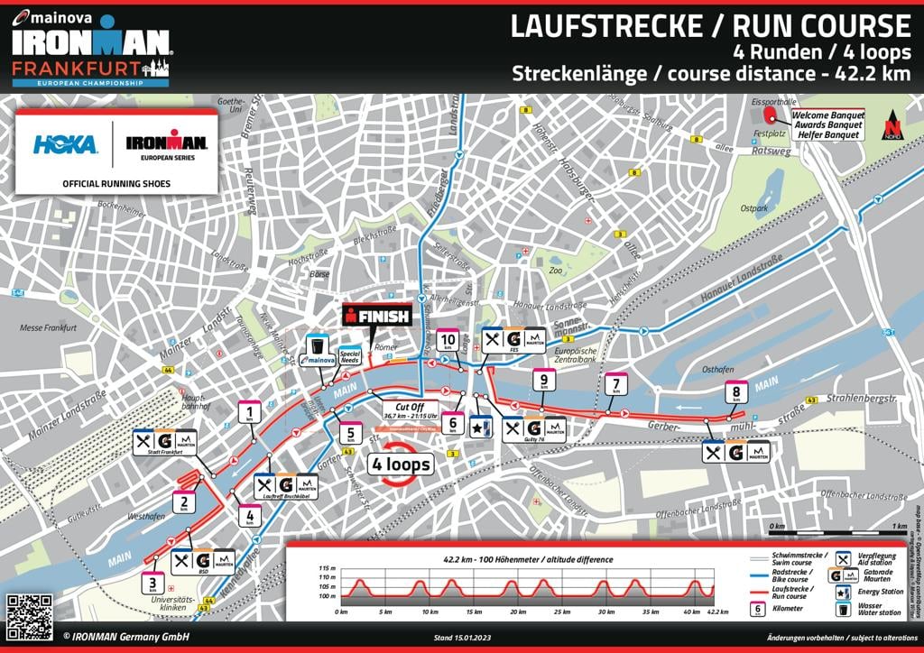 run course map IM Frankfurt