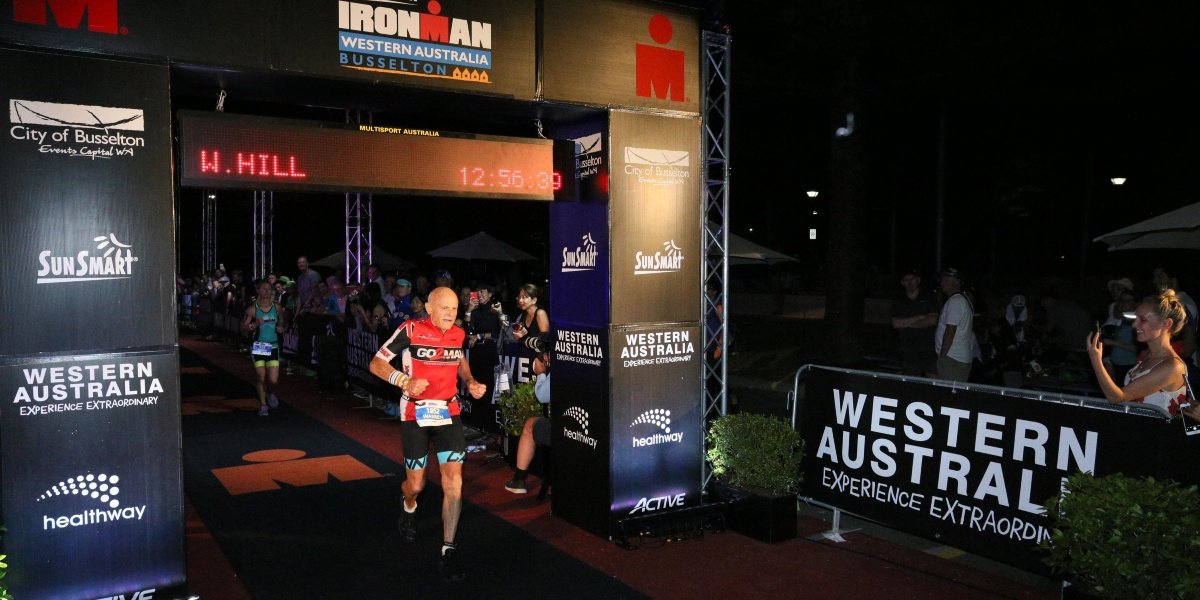 Warren Hill completed the 2017 IRONMAN Western Australia in just under 13 hours - Photo FinisherPix