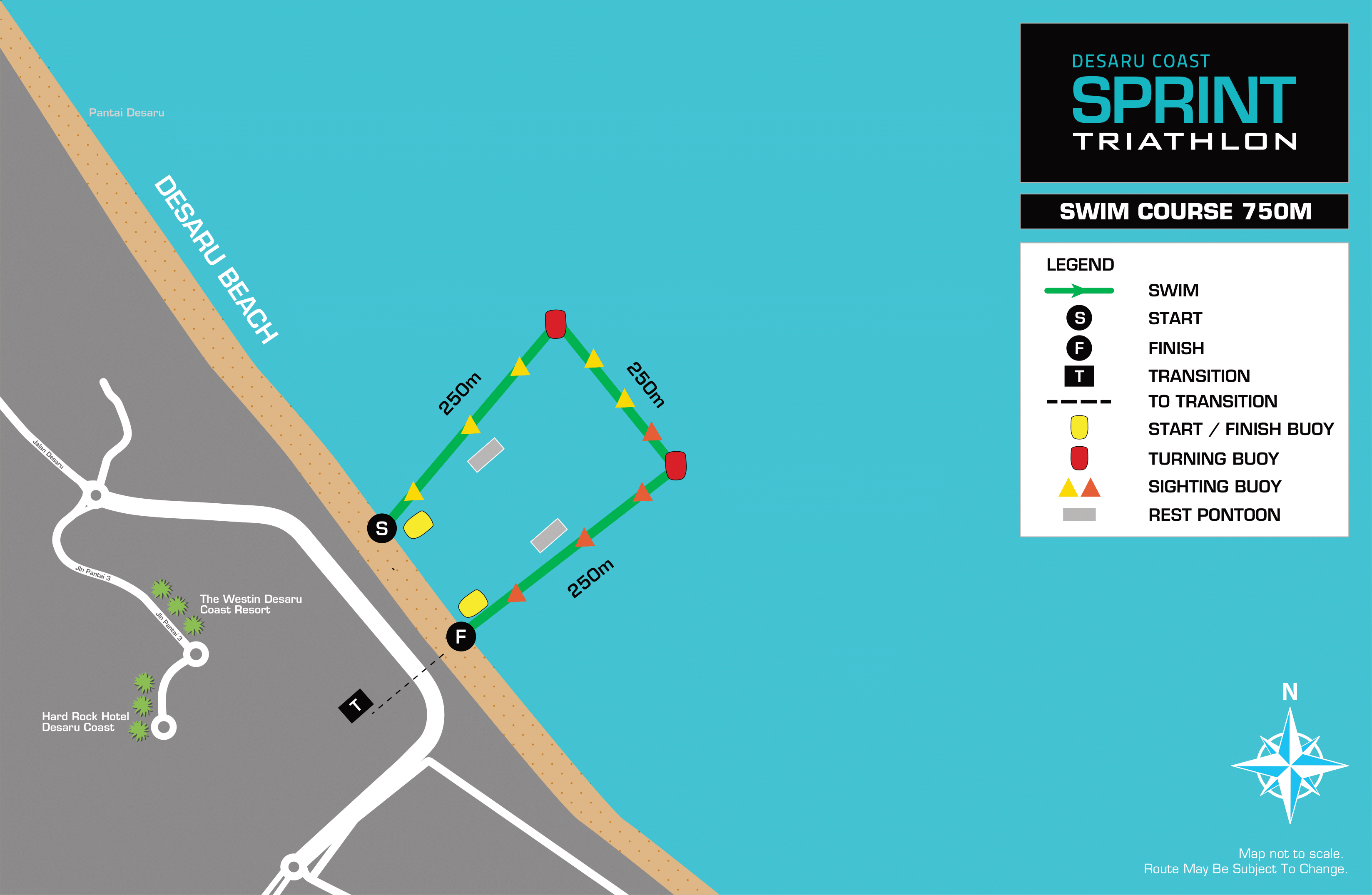 Desaru Coast Sprint Swim Course