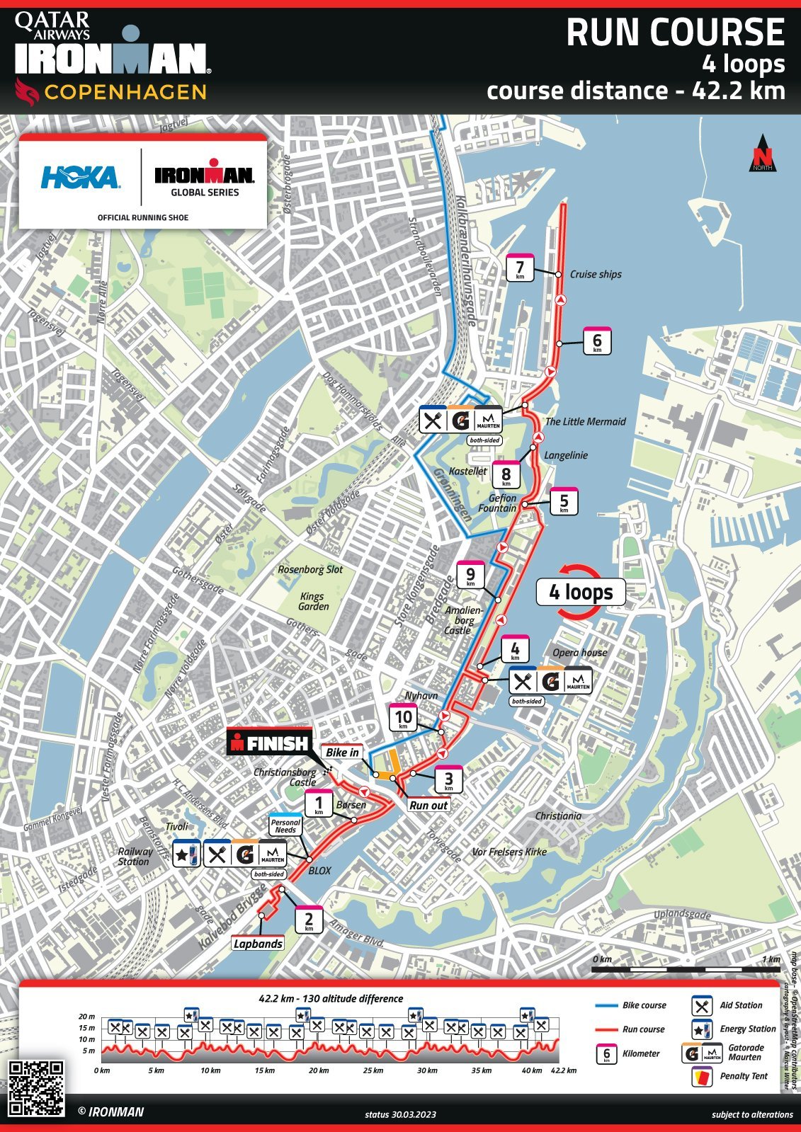 IM Copenhagen Run course Map