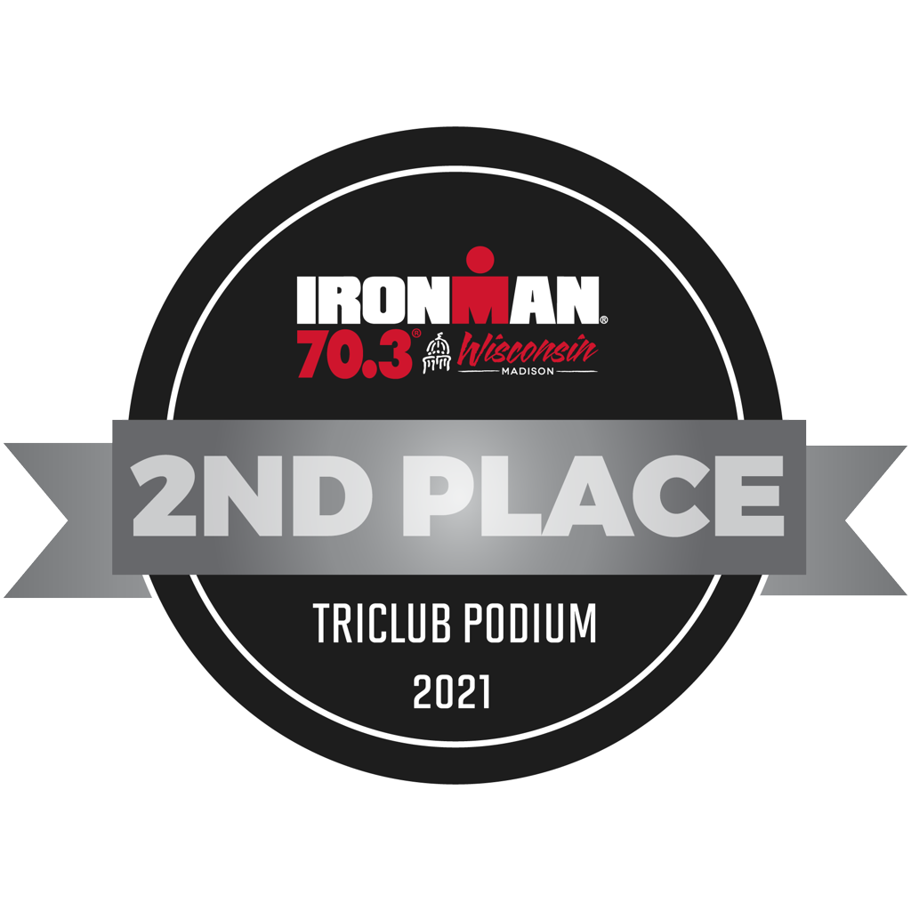 IRONMAN 70.3 Wisconsin - TriClub Podium Award 2nd