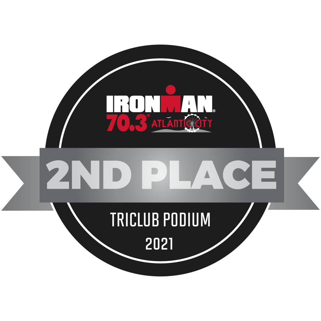 IRONMAN 70.3 Atlantic City - TriClub Podium Award 2nd