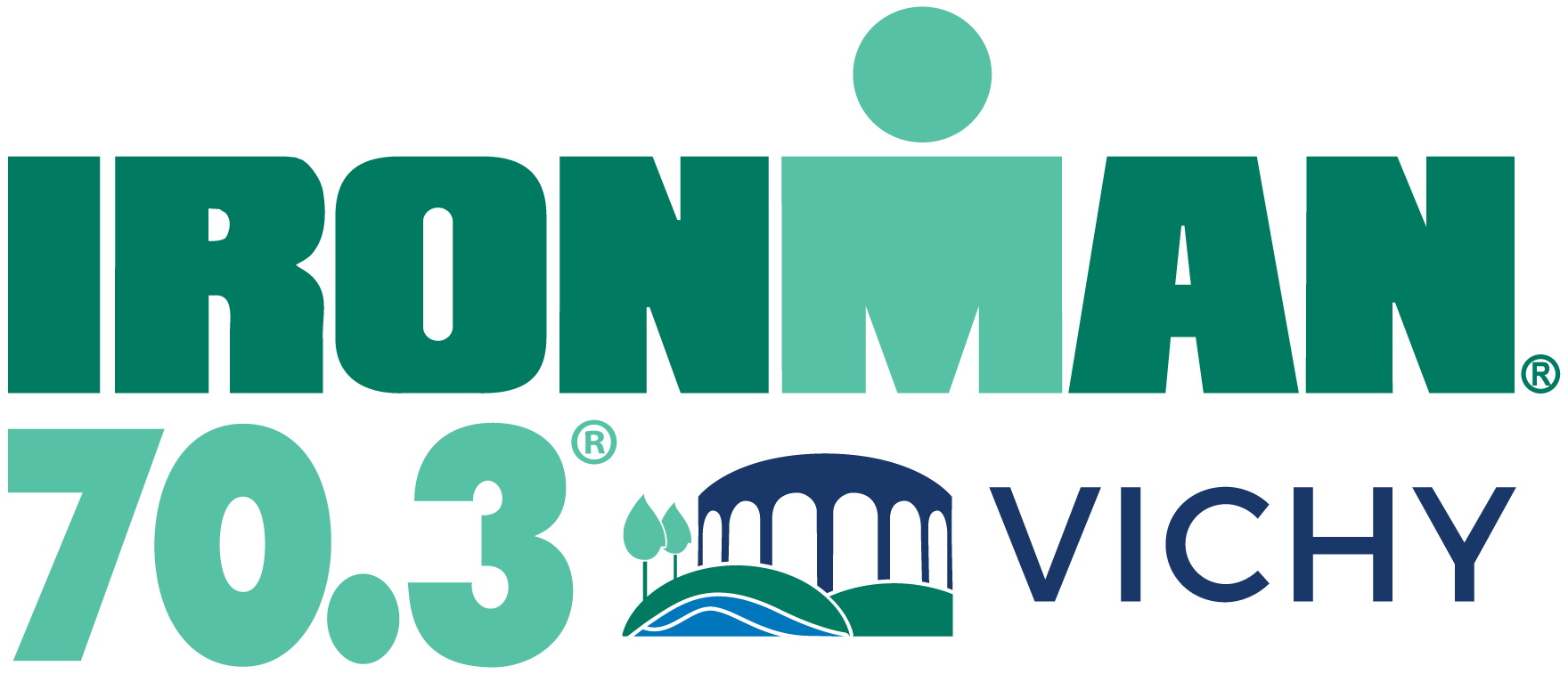 Official IRONMAN 70.3 Vichy race logo