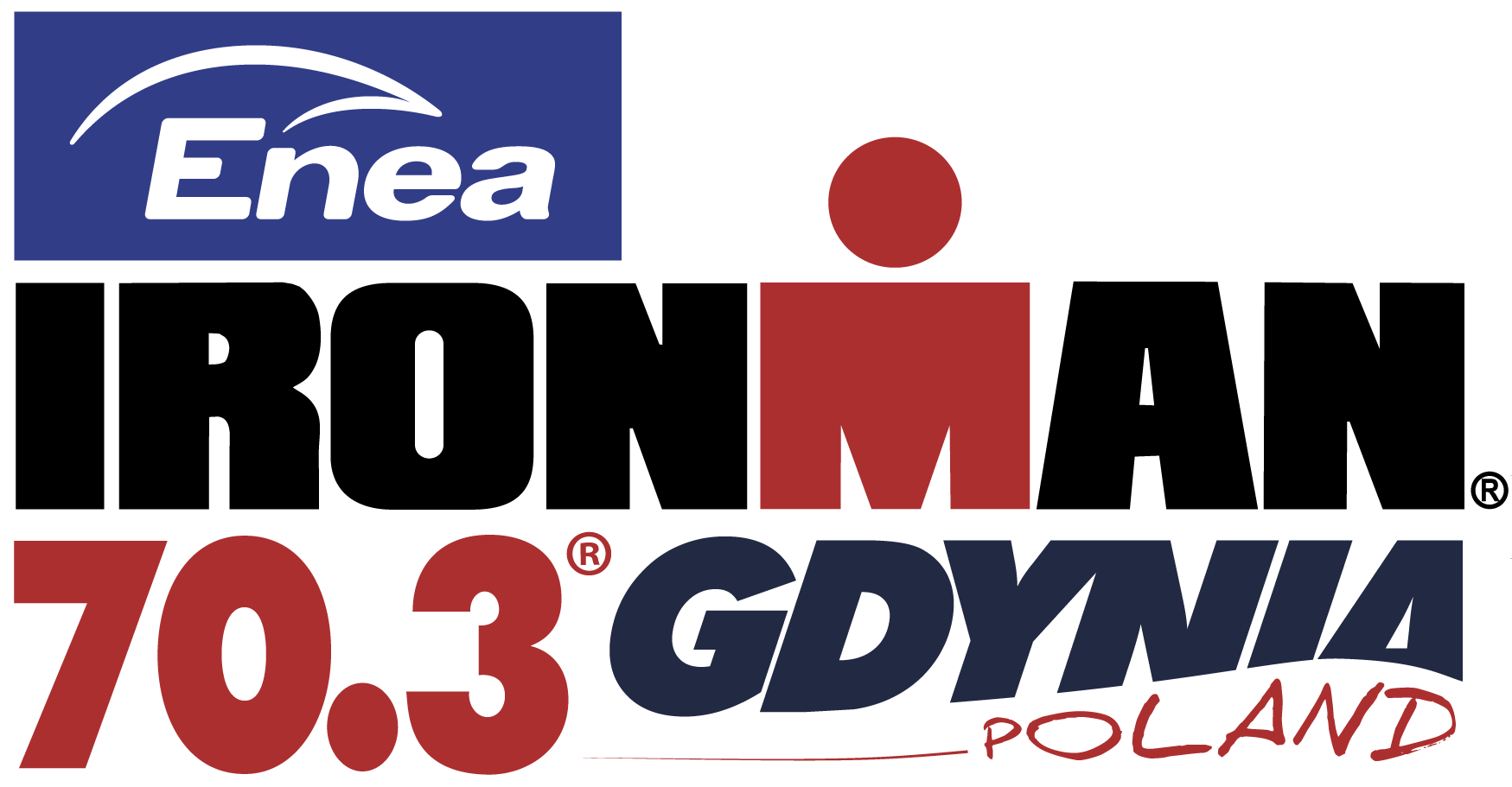 Official Enea IRONMAN 70.3 Gdynia race logo