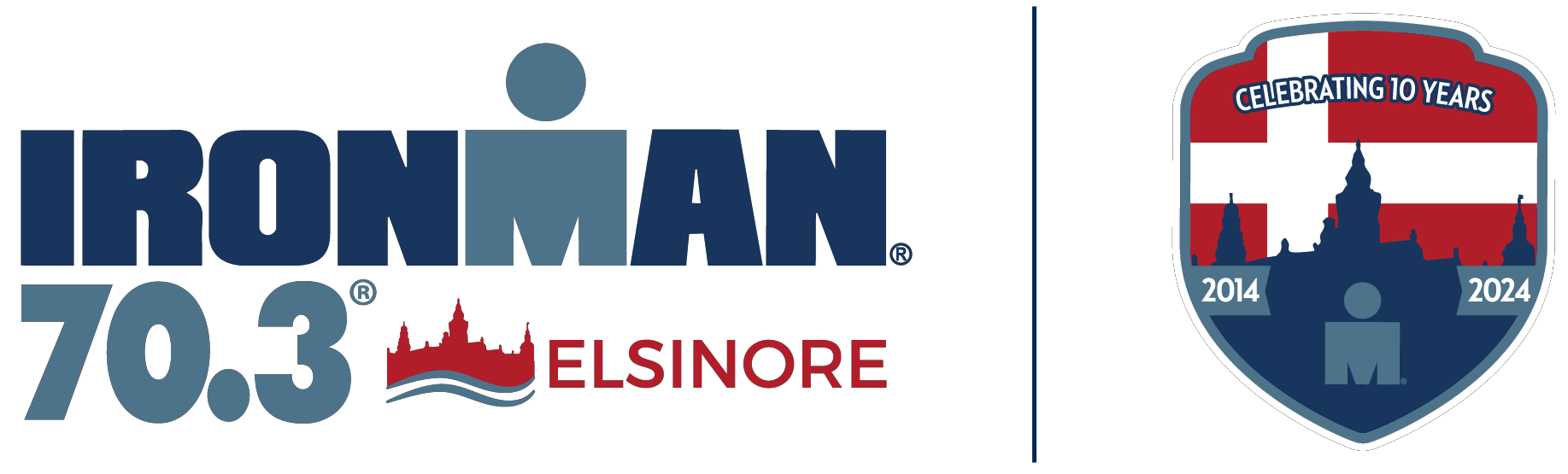 10 year anniversary IRONMAN 70.3 Elsinore race logo