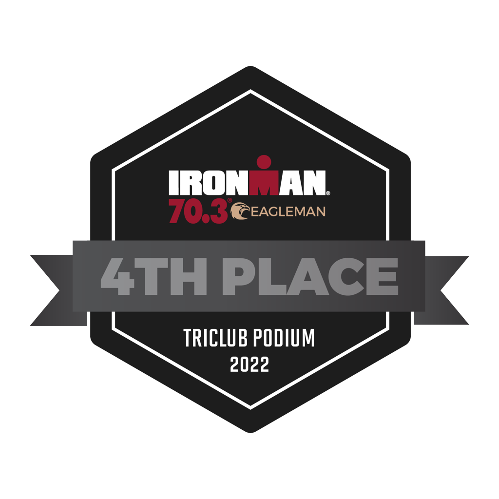 70.3 Eagleman - 4th Place