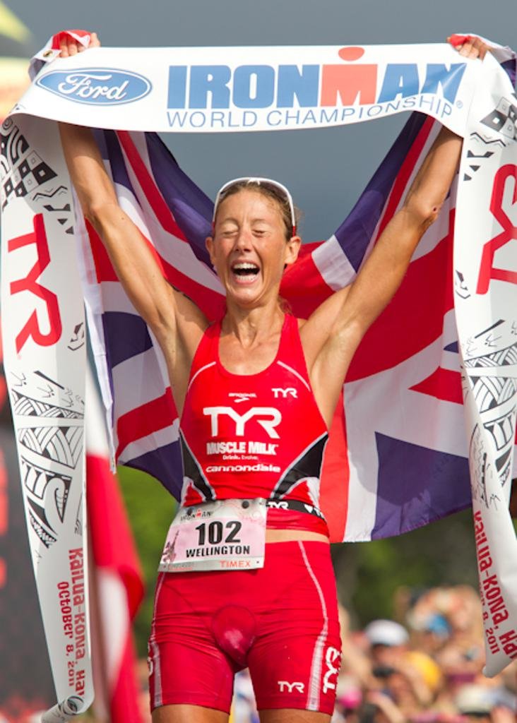 Chrissie Wellington secures her fourth IRONMAN World Championship victory in 2011