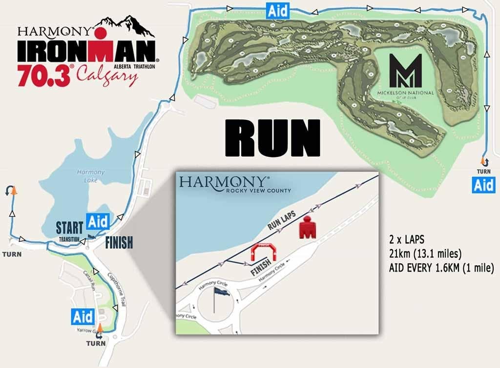 Run course map IM703 Calgary