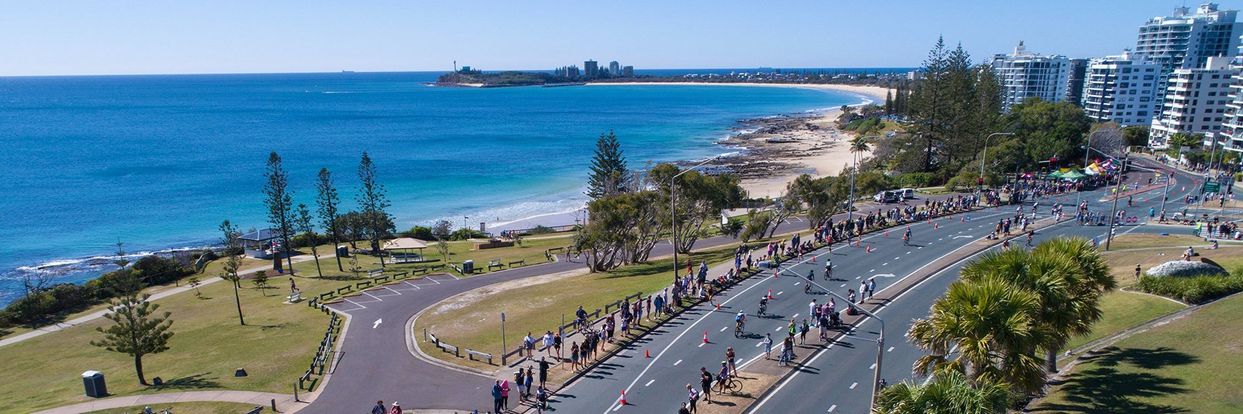 Cyclists participating in 70.3 Sunshine Coast