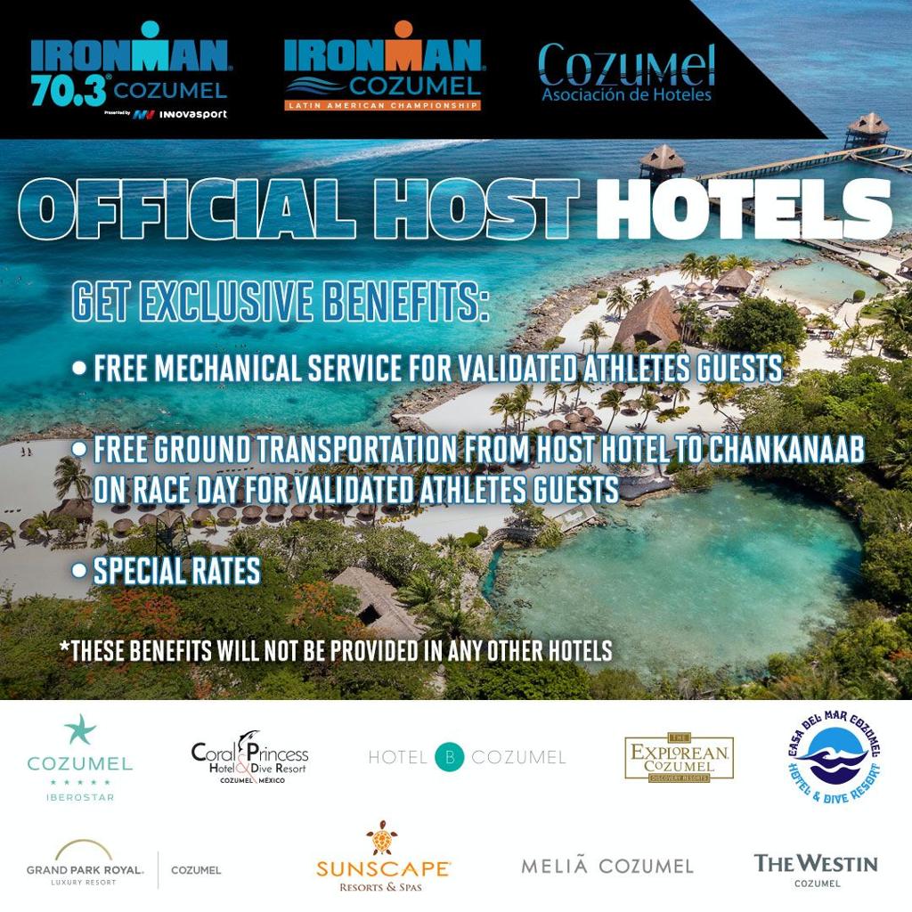 IRONMAN Cozumel host hotels