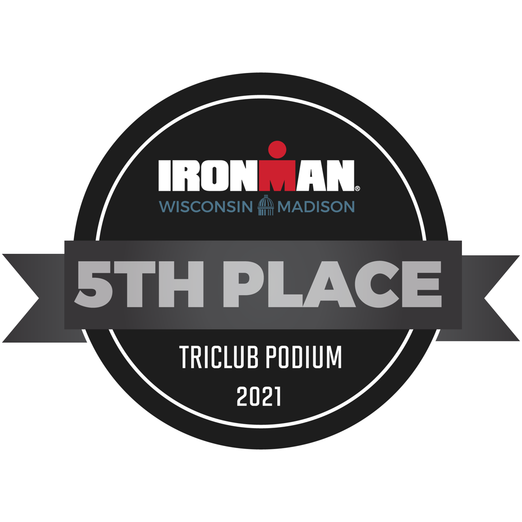 IRONMAN Wisconsin - TriClub Podium Award 5th