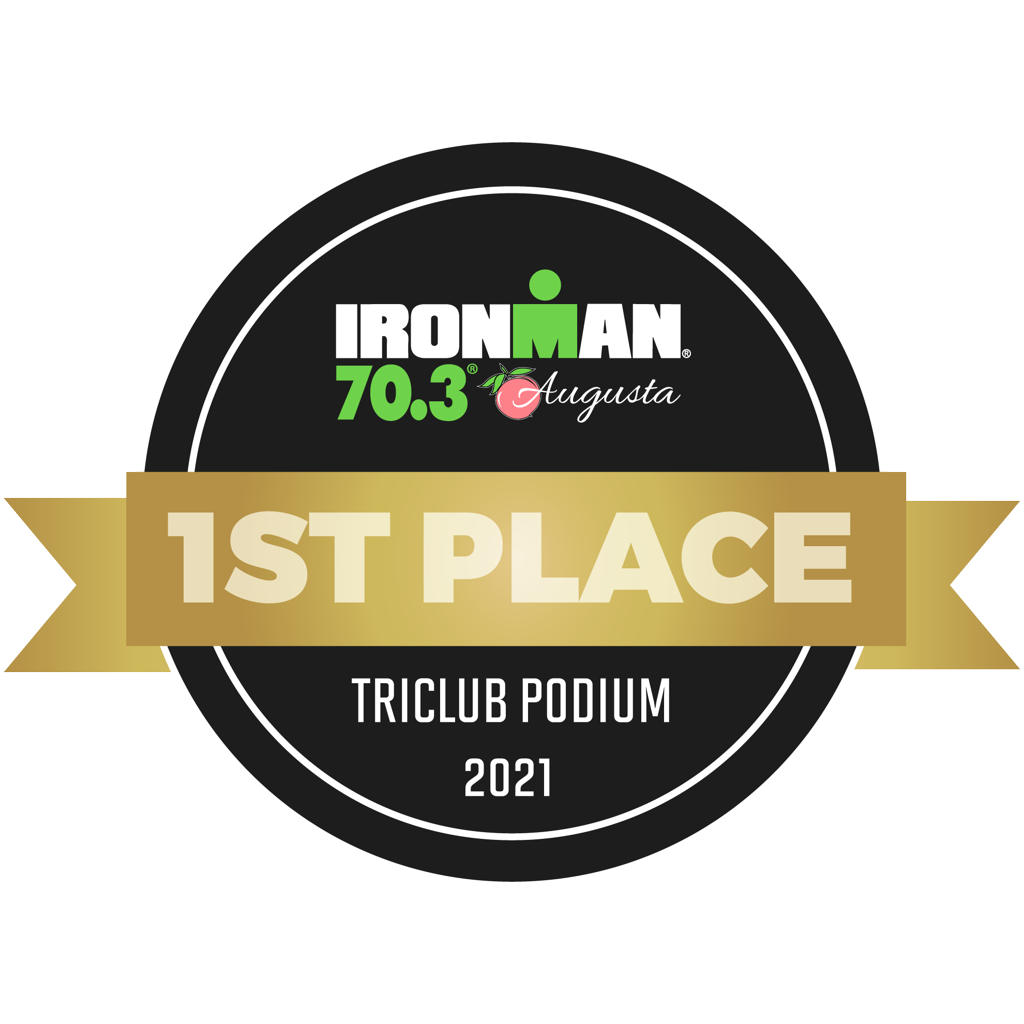 IRONMAN 70.3 Augusta - TriClub Podium Award 1st