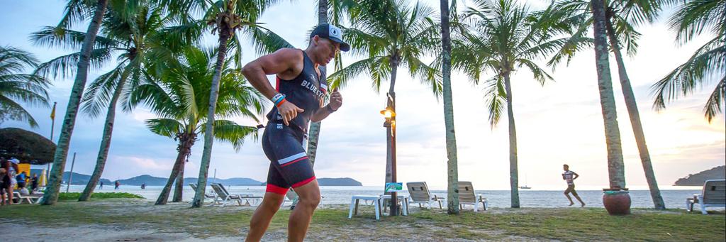Runner participating in IRONMAN Malaysia