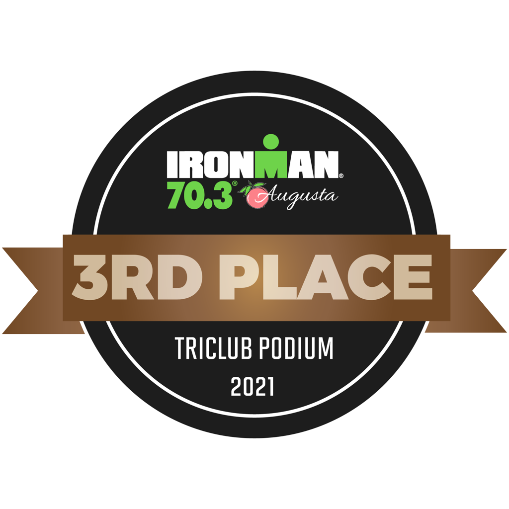 IRONMAN 70.3 Augusta - TriClub Podium Award 3rd
