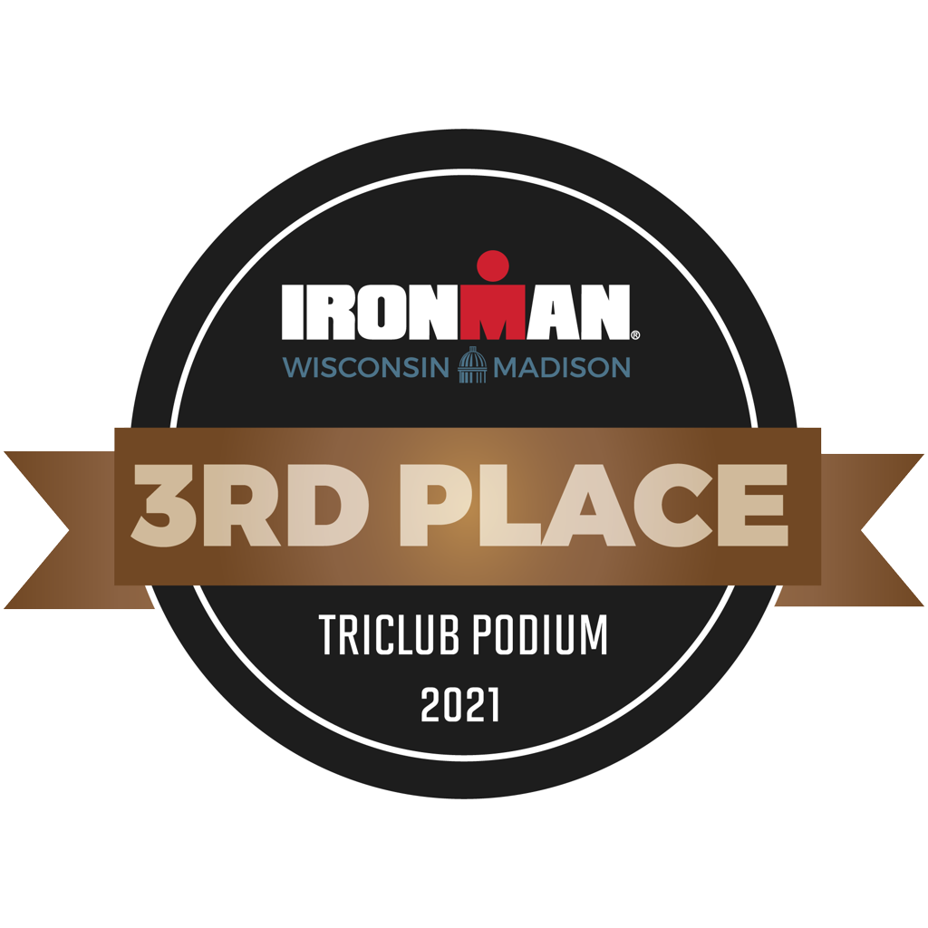 IRONMAN Wisconsin - TriClub Podium Award 2nd