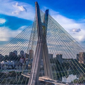 City and bridge view at IM703 Sao Paulo
