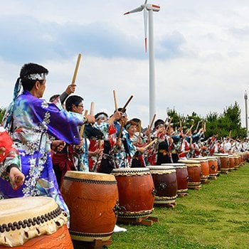Traditional celebrations with drums IM703 Japan