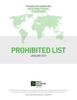 Sponsored by Prohibited List